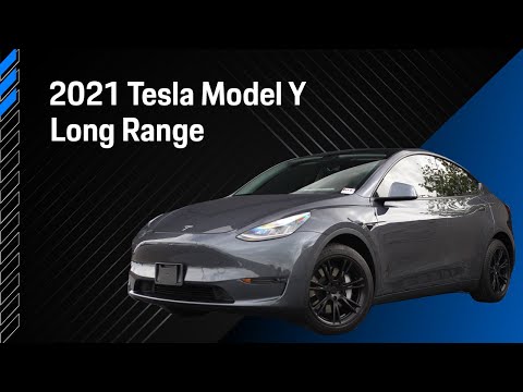 2021 Tesla Model Y Long Range: Midnight Silver Metallic (Walk Around)