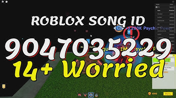 14+ Worried Roblox Song IDs/Codes