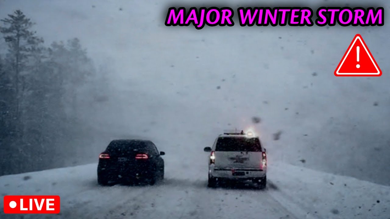 MAJOR MIDWEST WINTER STORM - AS IT HAPPENED LIVE - YouTube