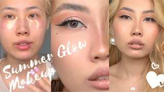 Summer Glow MakeUp Look / Trying TTDeye Contact Lenses