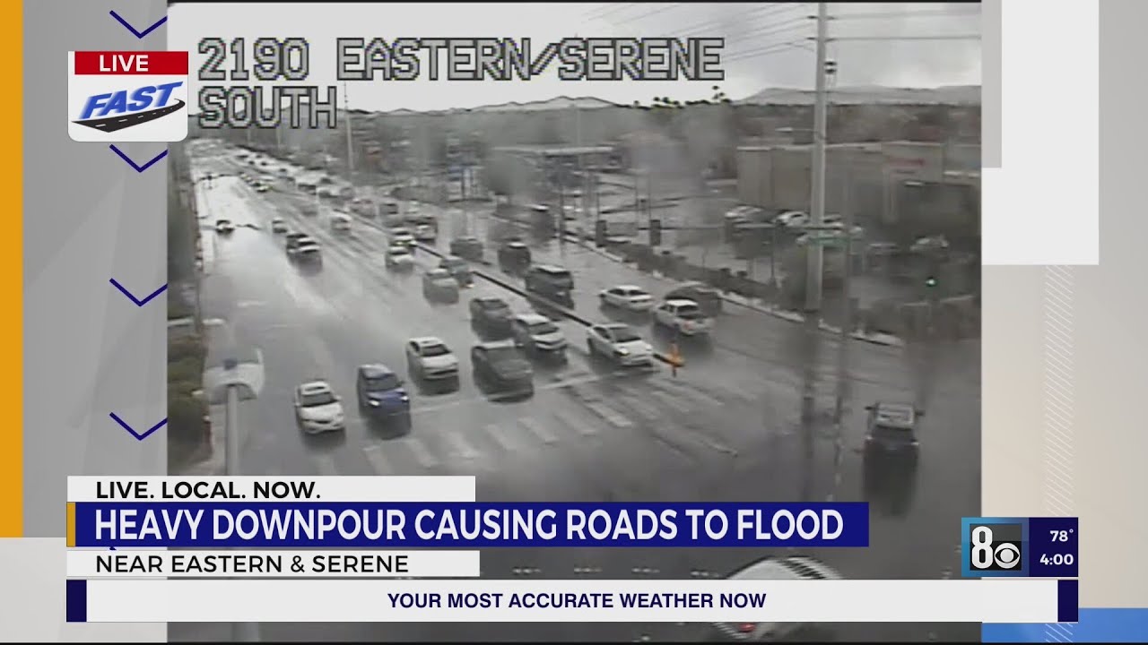 Flash flood warning issued for Las Vegas valley as storms push through ...