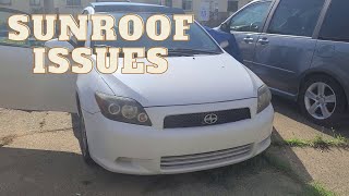 2009 Scion tC Sunroof Problems and fixes
