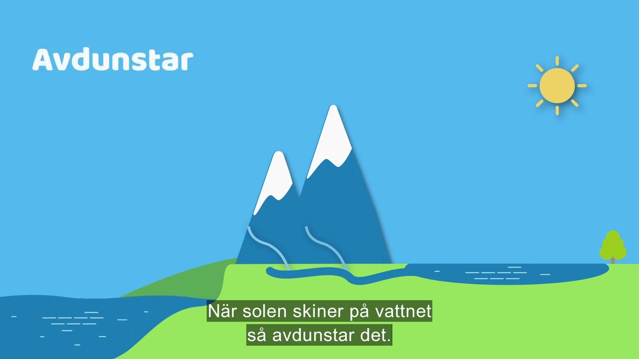 Om vatten: Vattnets kretslopp