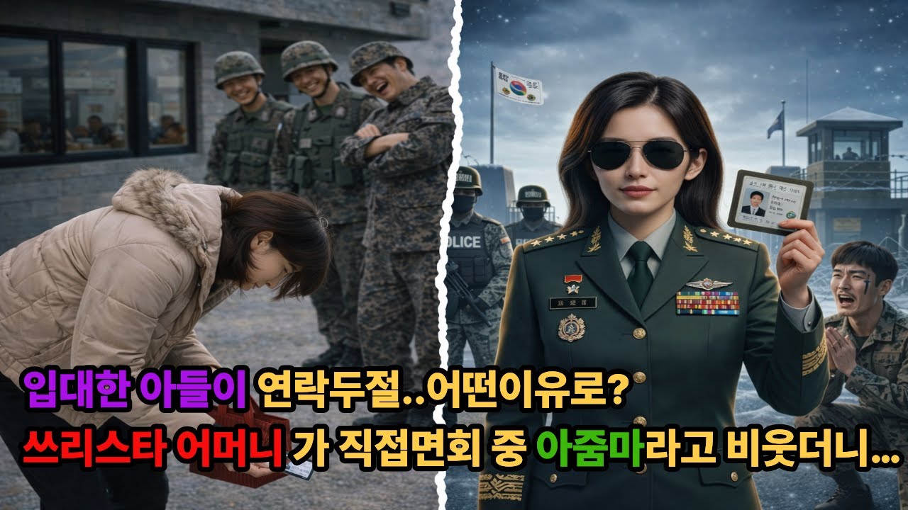 군대사연 입대한 아들이 연락두절 수도방위사령관 쓰리스타 어머니가 직접면회 아들소식에 부대가 박살난다