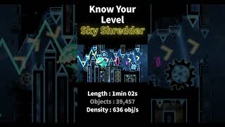 Know Your Level | Sky Shredder #geometrydash  #gd #extremedemon #gaming #games #music
