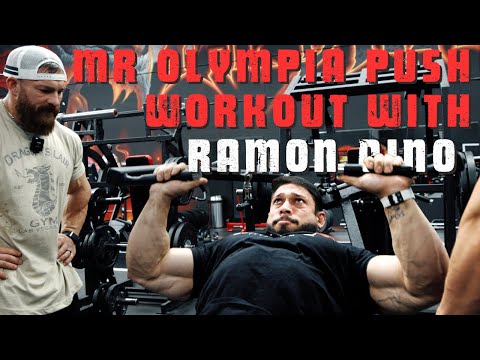 Chest Workout With Ramon Dino 8 Days Out From Olympia 