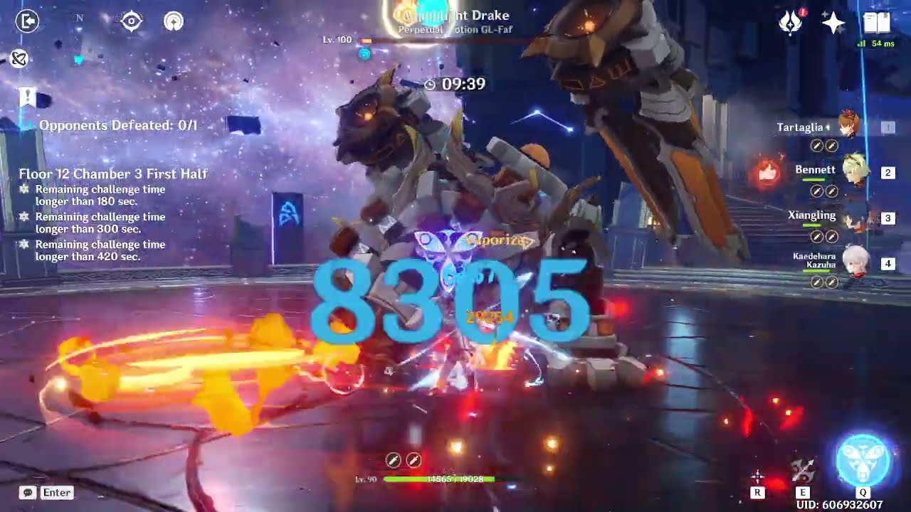 3.2 Abyss Speedrun 12-3-1 Aeonblight Drake 20s (Childe International)