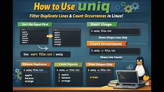 How to Use uniq – Filter Duplicate Lines & Count Occurrences in Linux!