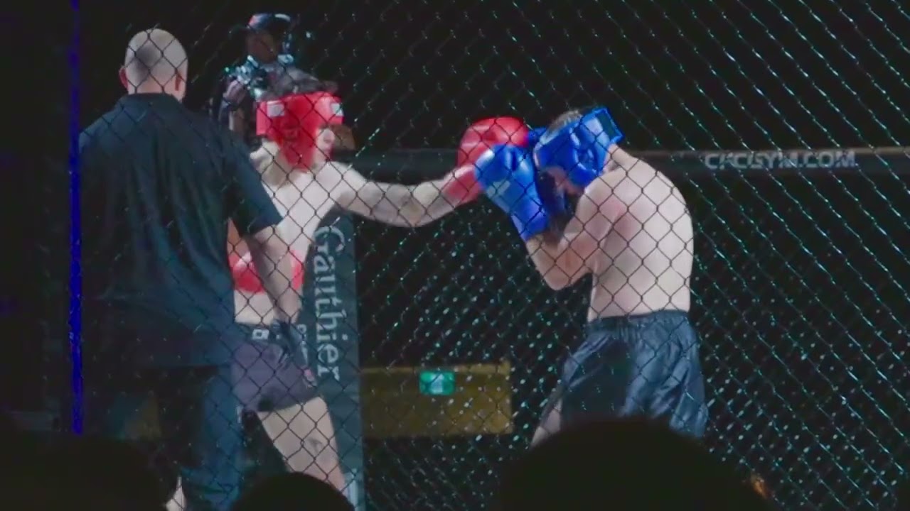 Calvin Murray vs Dave Ford Amateur Kickboxing Cage Fight highlights 2025  