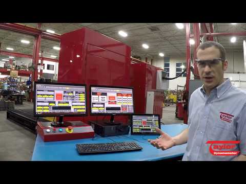 Features of the Hydraulic Test Center HTC - video from Taylor Dynamometer