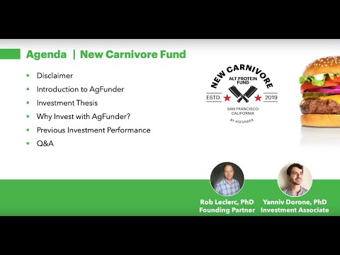Investing in Alternative Protein Startups, with AgFunder