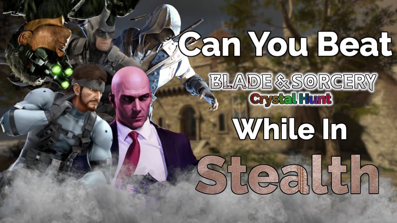 Можно ли победить в игре Blade and Sorcery Crystal Hunt, используя только скрытность?