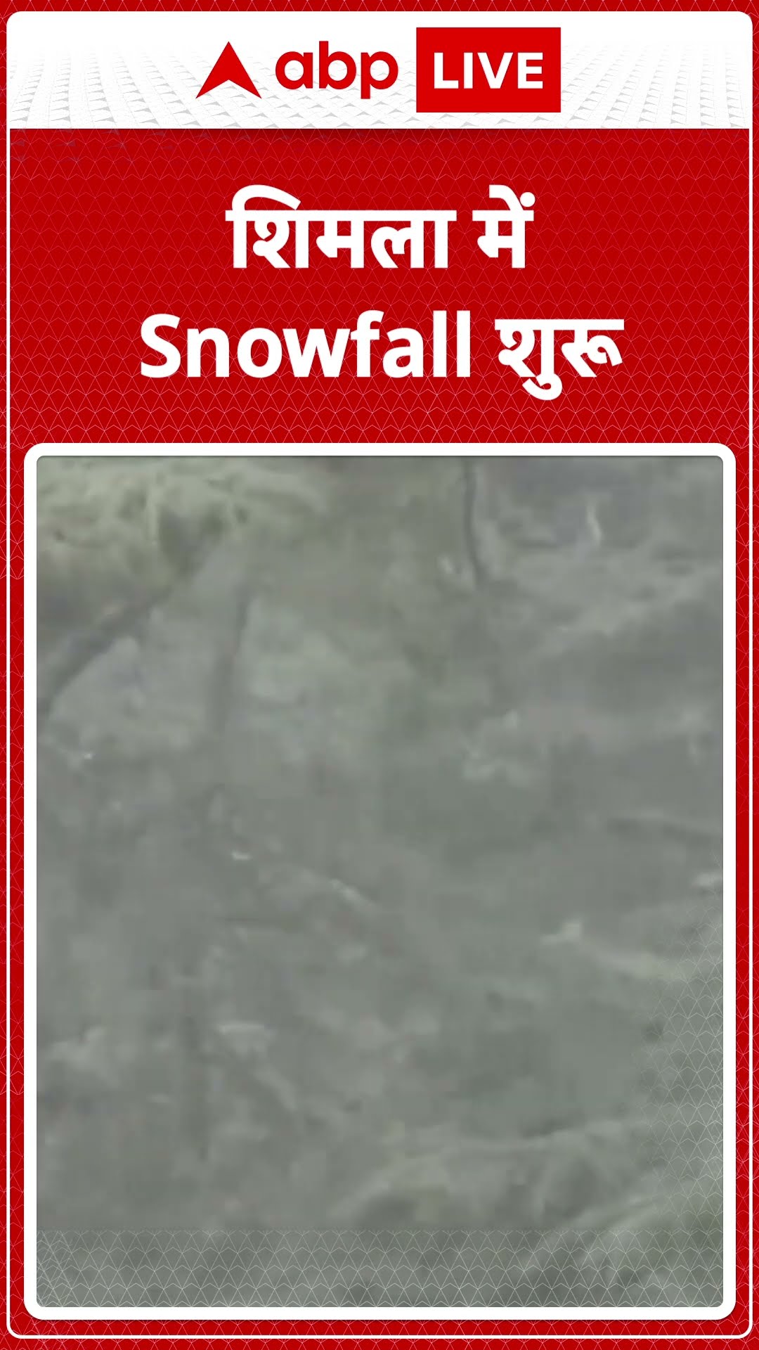 Shimla Snowfall: शिमला की खूबसूरत वादियों मे बर्फ़बारी | ABP LIVE | SHORTS