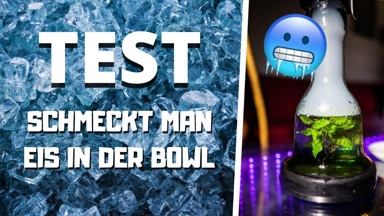 Shisha Experiment🌬: Schmeckt man Eis in der Bowl? Blinder Vergleich!❄️☃️