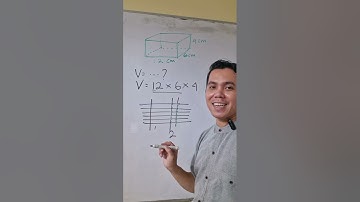 Cara mudah menghitung volume balok menggunakan metode garis #trisnomathnian