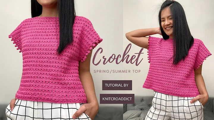 Crochet Summer Top Pattern /Easy Crochet Summer Top/ Beginner Crochet Top