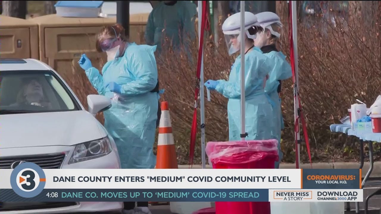 Dane Co. moves up to ‘medium’ COVID-19 spread