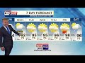 First Alert 7 Day Forecast: Sunday, August 9, 2026