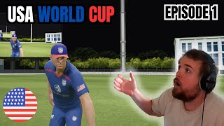 THE WORST PERFORMANCE IN CRICKET HISTORY! (USA T20 WORLD CUP #1)