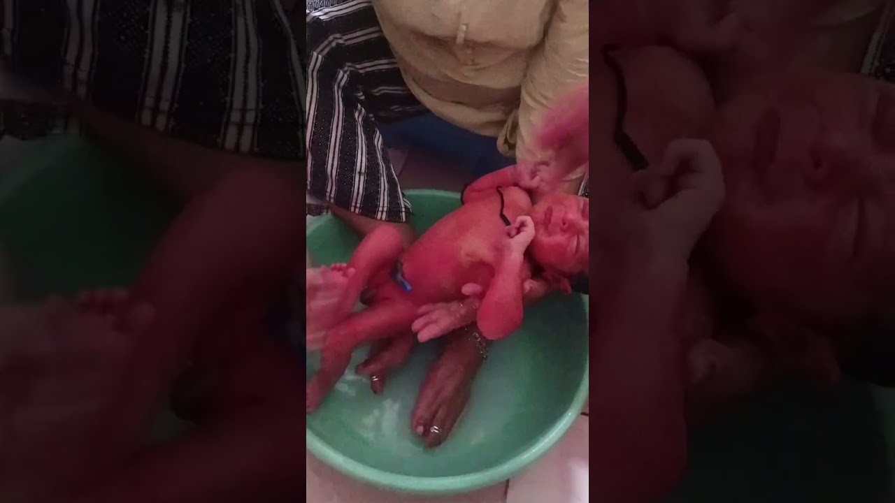 First bath ..30/6/25/ 3:9 p.m.