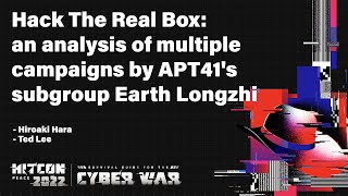 Hack The Real Box:an analysis of multiple campaigns by APT41's subgroup Earth Longzhi｜HITCON PEACE