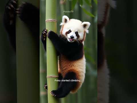 Panda and Bamboo Tree #trending #animals #shorts