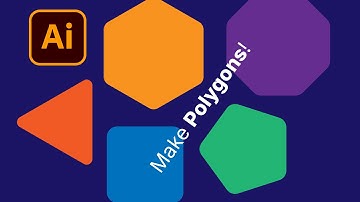 🔷 MASTERCLASS: Make Polygons in Adobe Illustrator + Round Corners Too!