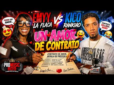 EMYY LA FLACA 💘 VS KICO RANKIAO 😂 ¡FIRMARON UN CONTRATO DE AMOR EN PLENA BATALLA! 🔥🤣