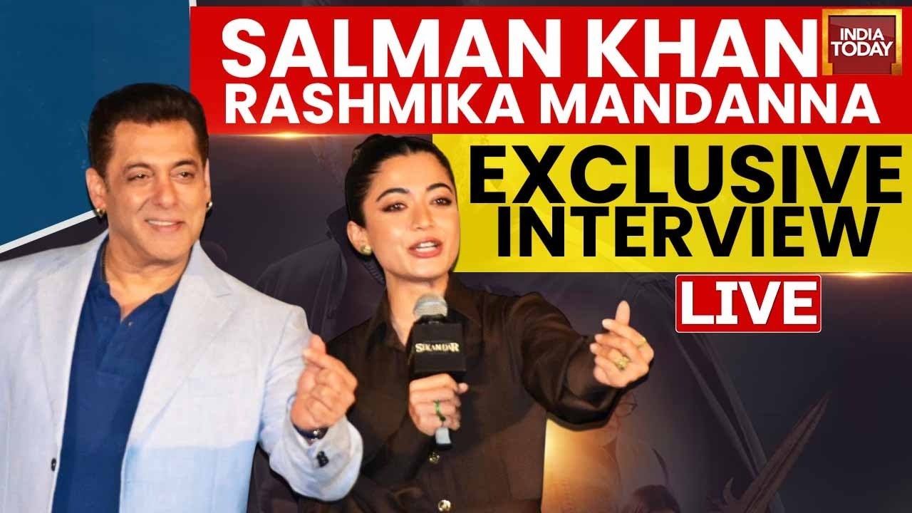 LIVE: Salman Khan, Rashmika Mandana Exclusive Interview | Sikandar 2025