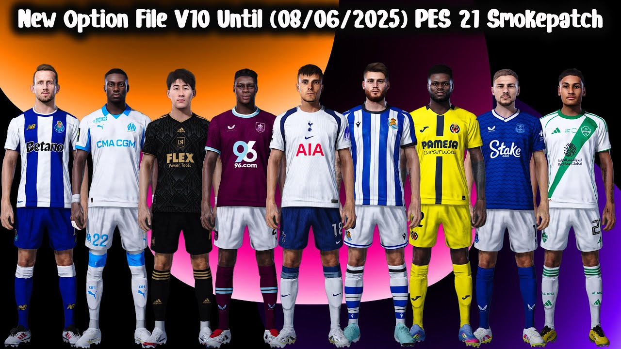 Новый файл параметров V10 до (08.06.2025) — PES 2021 Smokepatch 21.4.5