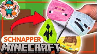 Minecraft Basteln: Himmel & Hölle (Schnapper) | Einfache DIY Anleitung für Kinder