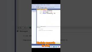 How to Update Records in SQL #shorts