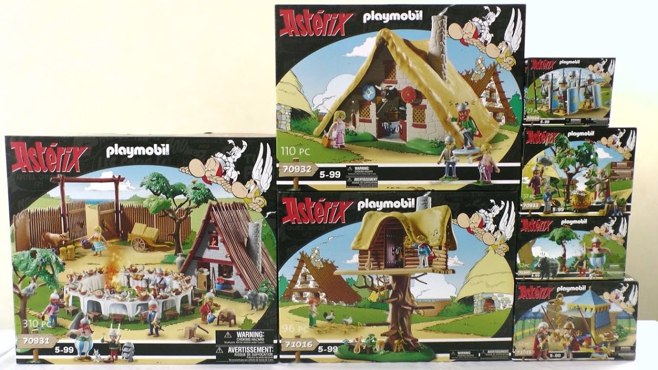 Playmobil unboxing : Astérix (2022) – 70031, 70932, 70933, 70934