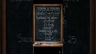 Teorema de Pitágoras 1 #xplicamate #maths #aprendefacil #teoremadepitagoras #algebra #matematicas