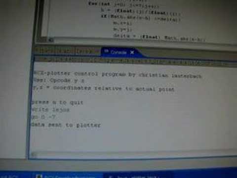 simple mindstorms rcx plotter with IR -Com writing