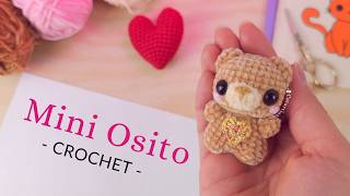 ❤️🧸Mini Osito Amigurumi - Crochet Tutorial Paso a paso - Fácil