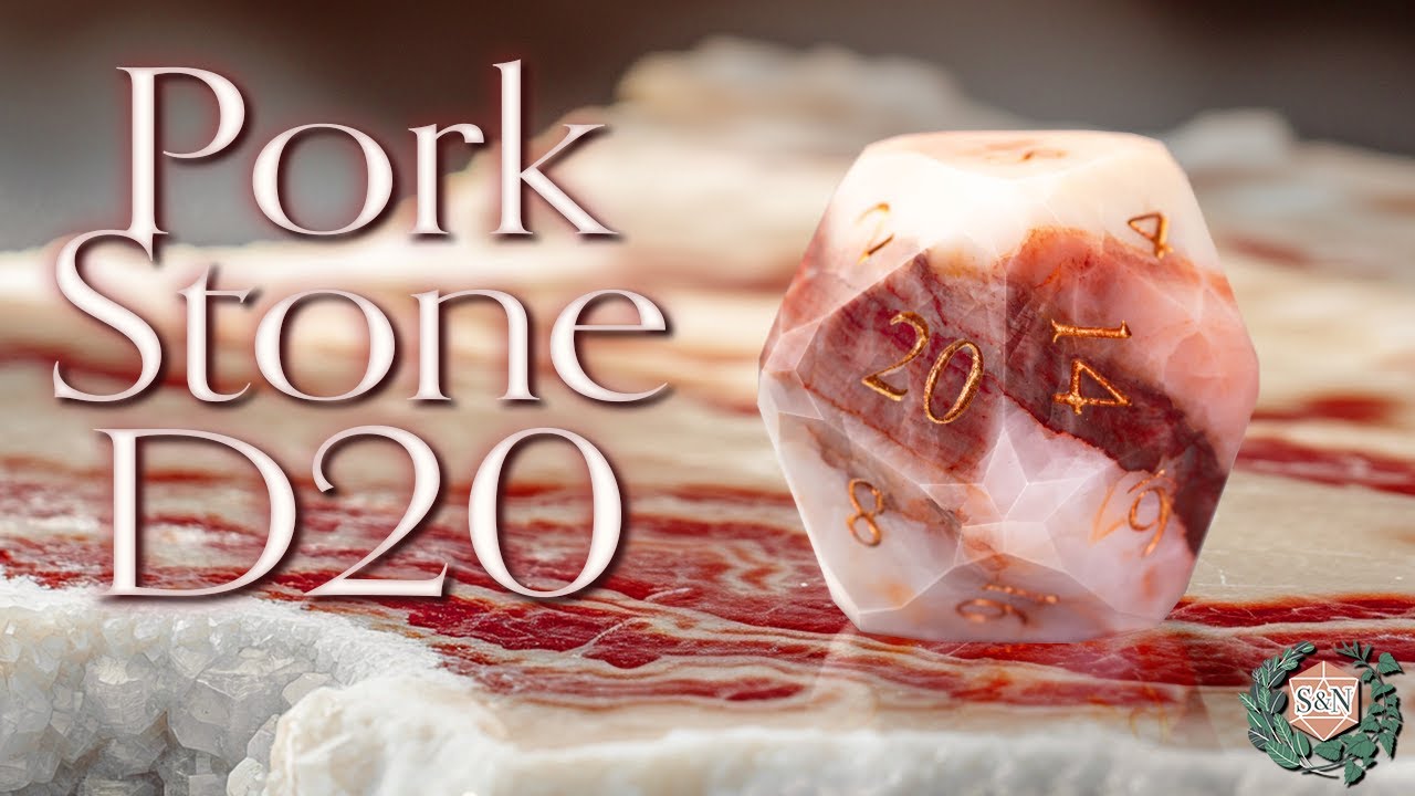 A Dungeon Delicacy: Pork Stone D20!