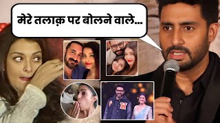 Bollywood Controversy Abhishek Breaks His Silence On His Divorce Rumours