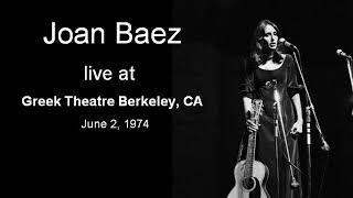 Joan Baez at Greek Theatre, Berkeley - 02.06.1974