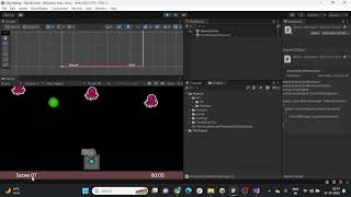 Simple 2D enemy falls game screenshot 1
