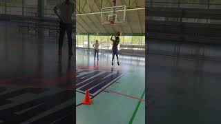 High School Sophomores Working On Two Foot Finishing