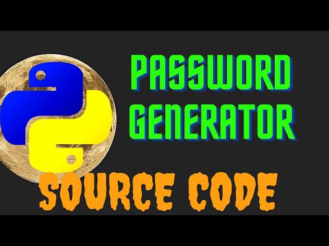 Password Generator in python | Python Projects for beginners | python for cyber Security