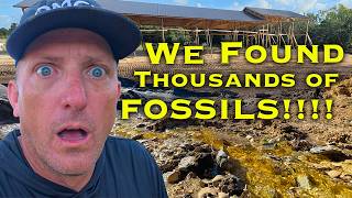 We Found FOSSILS and an UNDERWATER SPRING while Building Our New Pond! "The Sanctuary!"