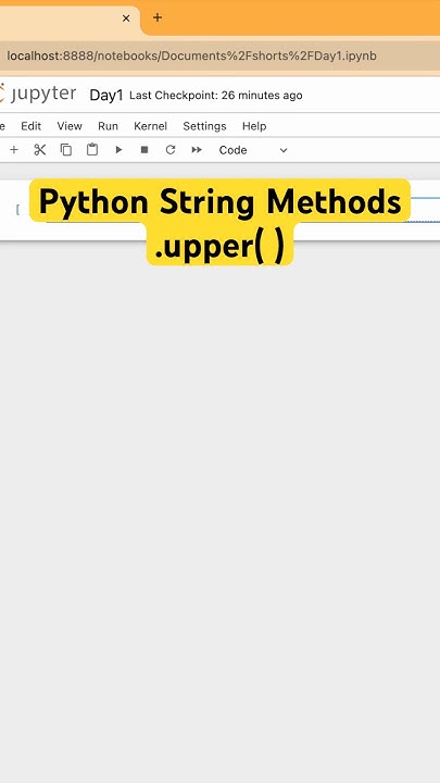 Python String Functions Series🐍#day1#programming #coding #python # ...