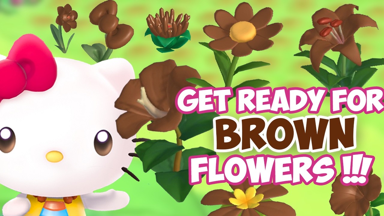 Prepare for BROWN FLOWERS! Hello Kitty Island Adventure