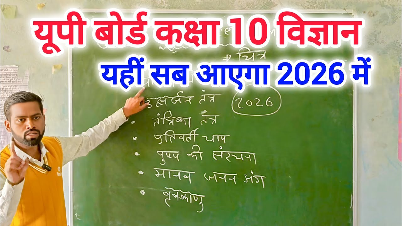 UP board exam 2026 || Class 10 Important Diagram 2026