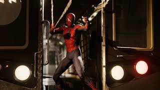 Spider-Man Ps4 Train Scene With Danny Elfman Music And Sam Raimi Suit