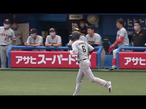 巨人・坂本勇人選手 ダメ押しのソロホームラン 9号