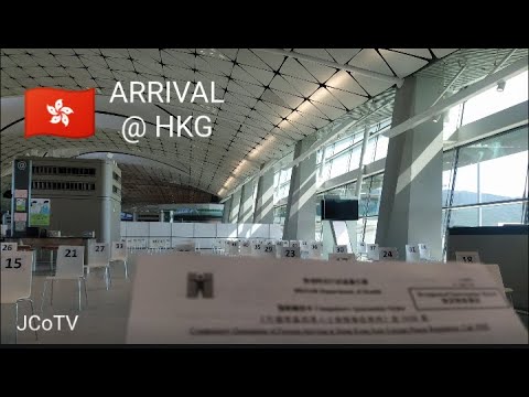 Arriving at an empty HKG airport~ (Jun 2022)