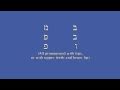 Biblical Hebrew Aleph-Bet 2: בּ, ב, ו, מ, פּ, פ